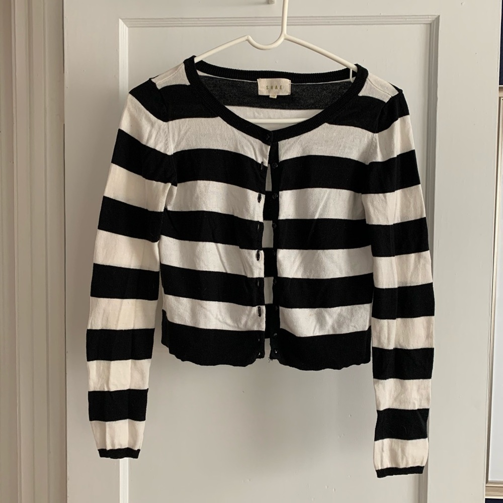 Shae cropped cardigan sweater